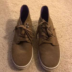 Gently worn suede vans size 5.5